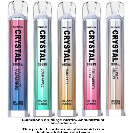 SKE Crystal Bar Premium flavours (600 Puffs)