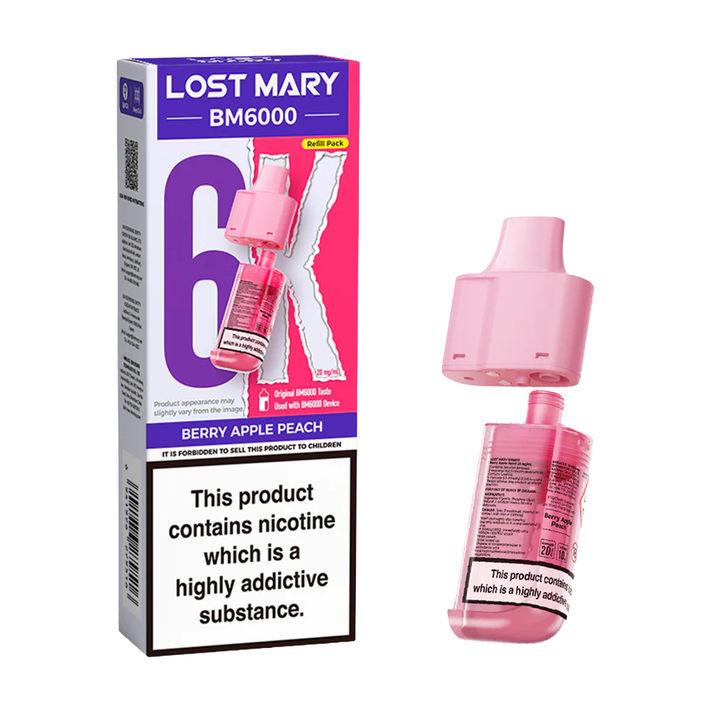 LOST MARY BM6000 REFILL PODS view 3