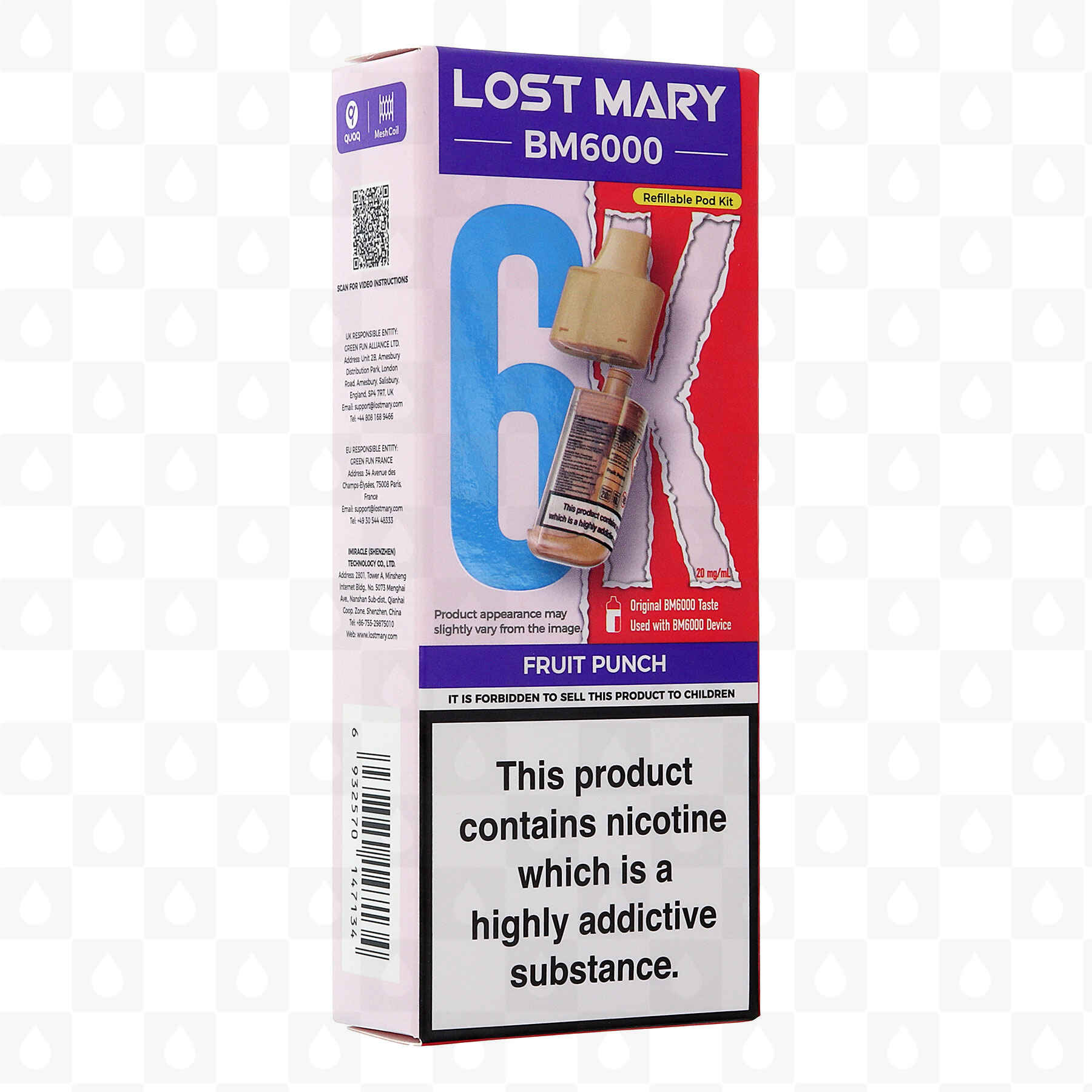 LOST MARY BM6000 REFILL PODS view 12