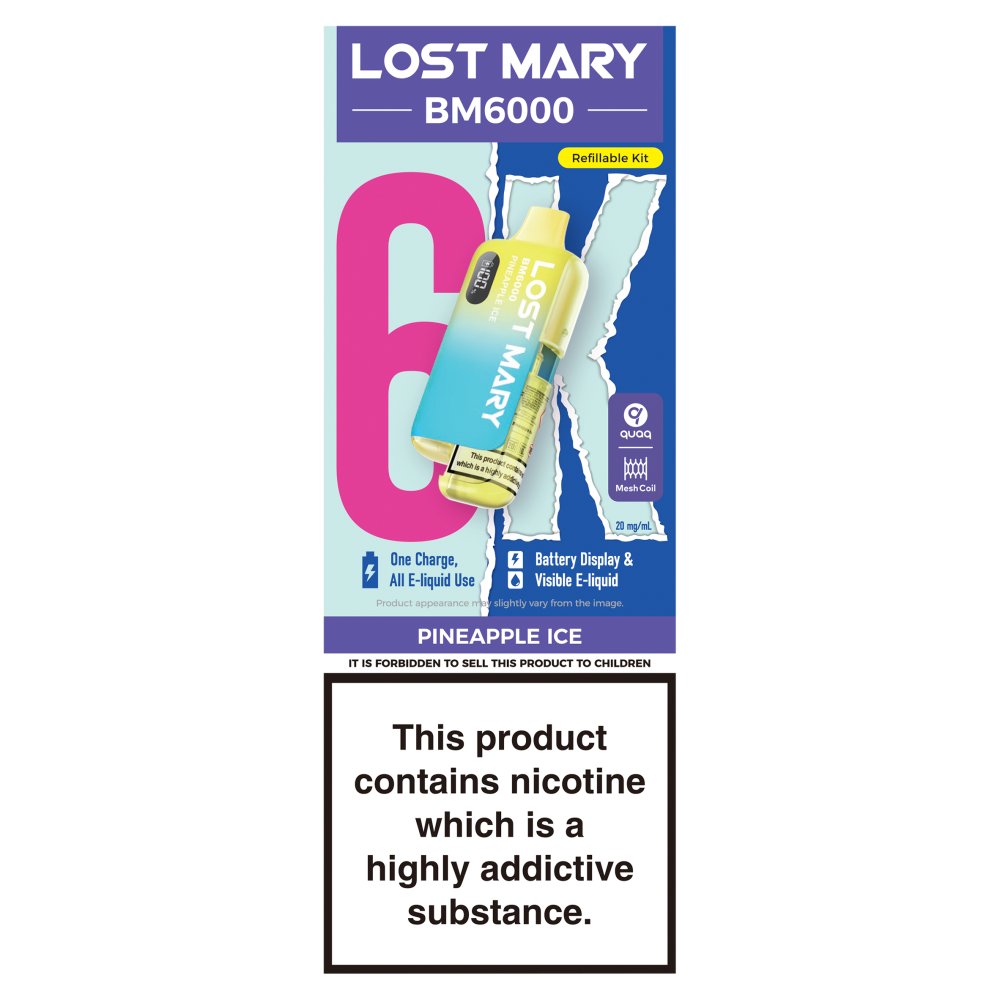 Lost Mary BM6000 (6000 Puffs) view 45